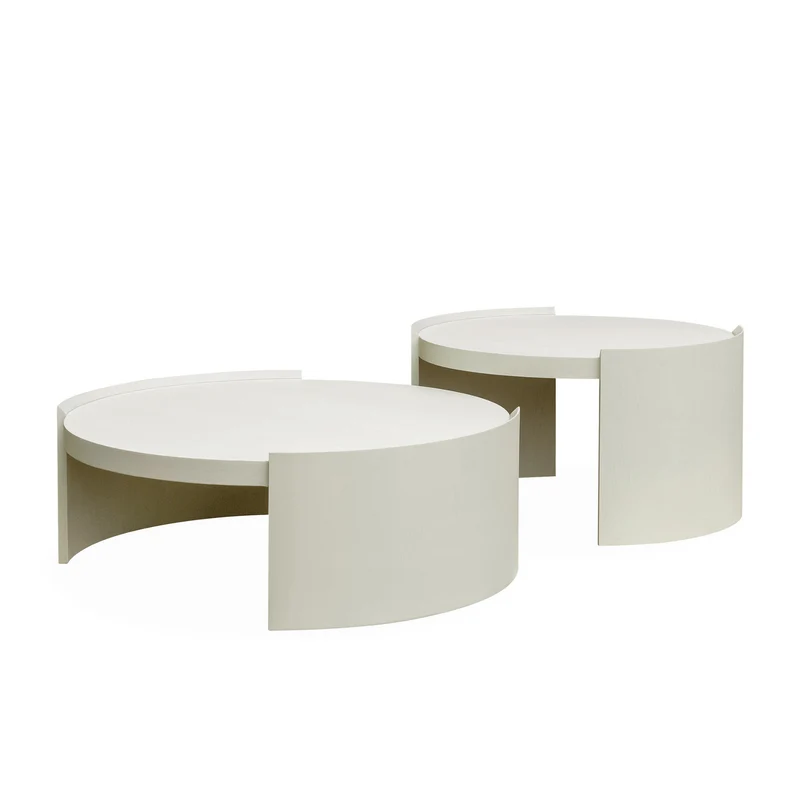 Artwood OAKLAND Couchtisch Ø100 Ivory Mist