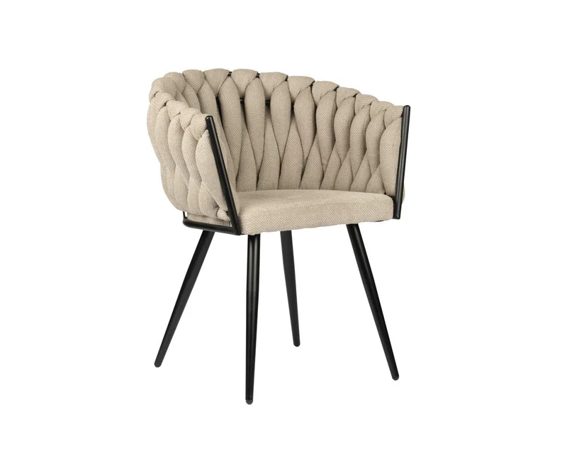 Pole to Pole Wave Chair Stuhl Esszimmerstuhl Beige