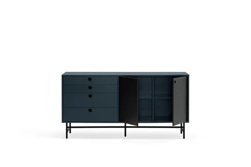 Madia 4 cassetti 2 ante Punto di Teulat 150x47 cm
