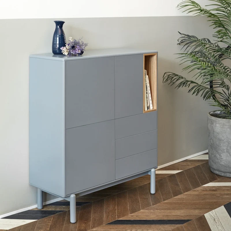 Credenza 3 ante 3 cassetti Corvo di Teulat 100x120 cm