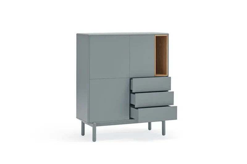 Credenza 3 ante 3 cassetti Corvo di Teulat 100x120 cm