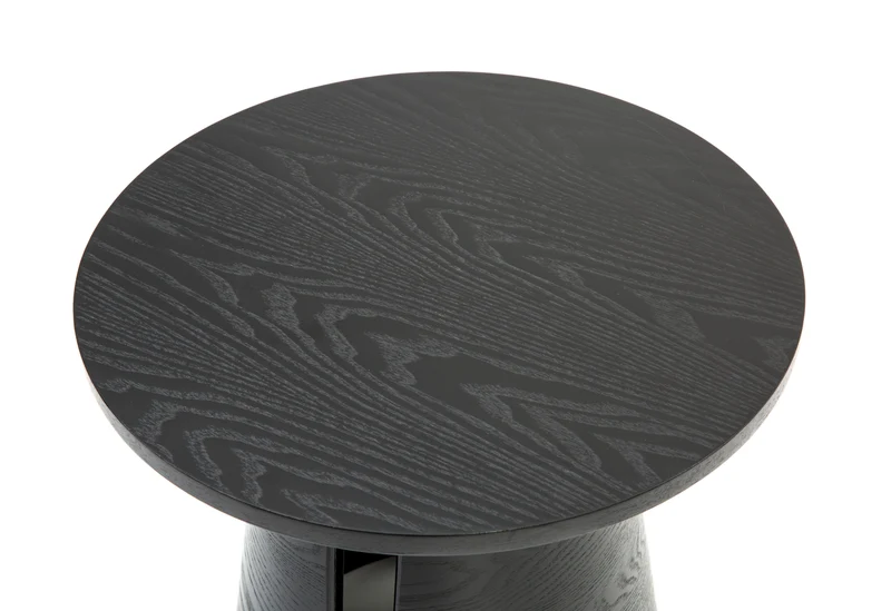 Tavolino tondo in legno nero Cep di Teulat Ø50 h50 cm