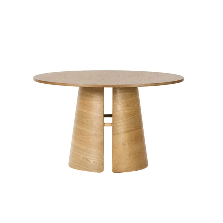 Tavolo tondo 4 posti in legno colore naturale Cep di Teulat Ø137 h75 cm