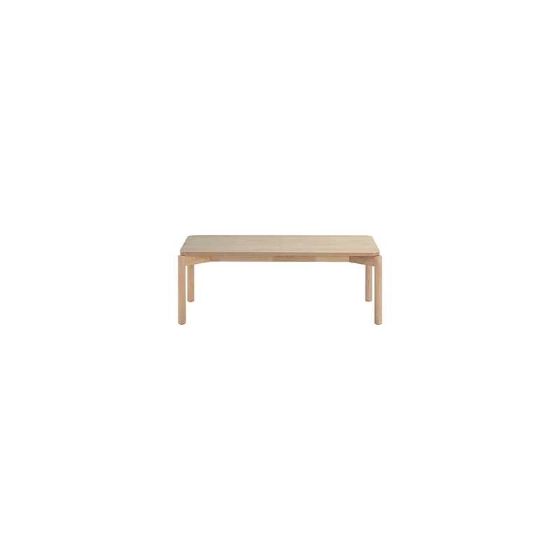Tavolino basso legno naturale Atlas Teulat 110x60 h40 cm