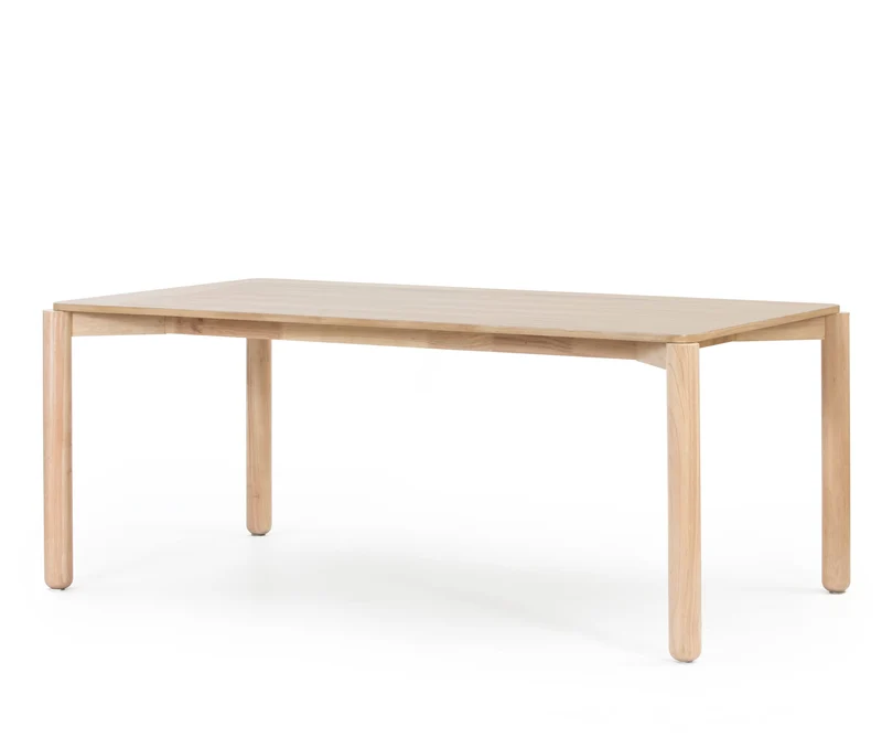 Tavolo 6 posti in legno naturale Atlas di Teulat 180x100 cm