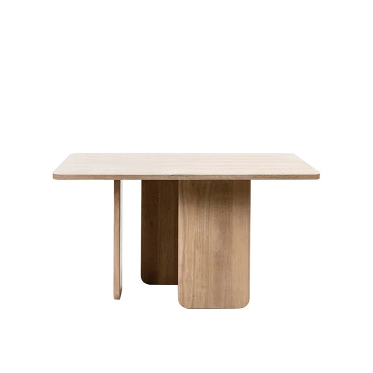 Tavolo 4 posti in legno frassino naturale Arq di Teulat 137x137 cm
