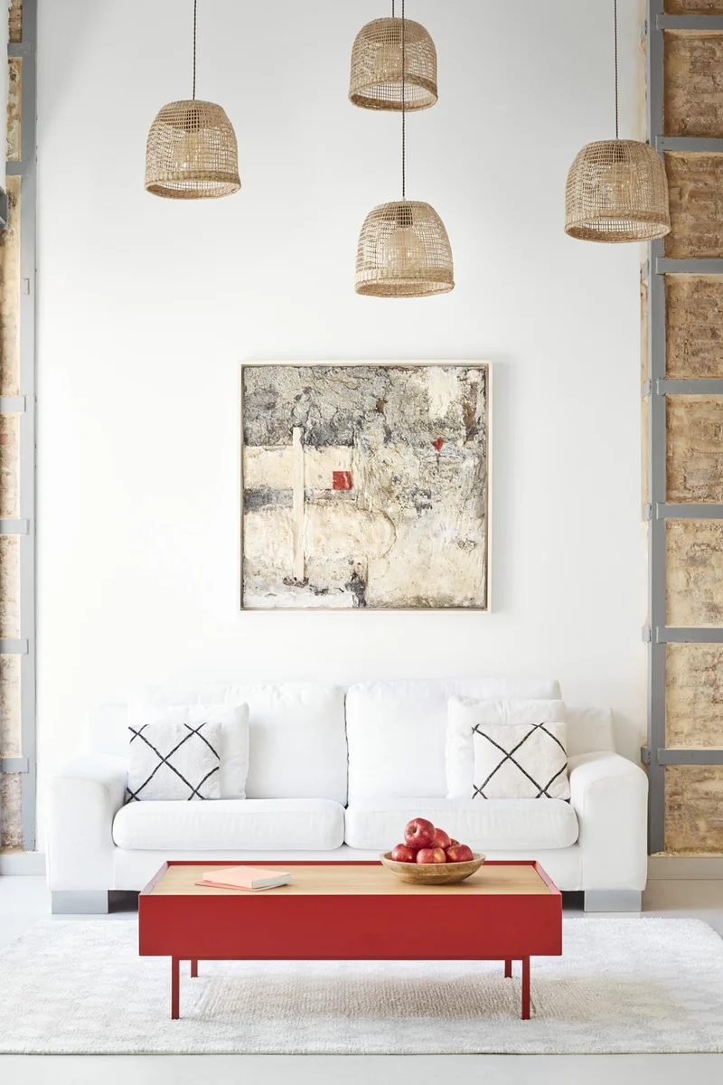 Tavolino per Soggiorno rettangolare Arista di Teulat 110x60 cm