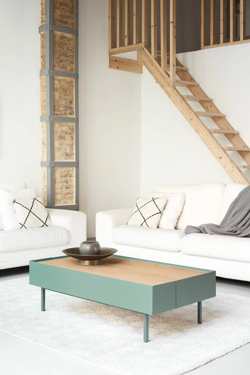 Tavolino per Soggiorno rettangolare Arista di Teulat 110x60 cm