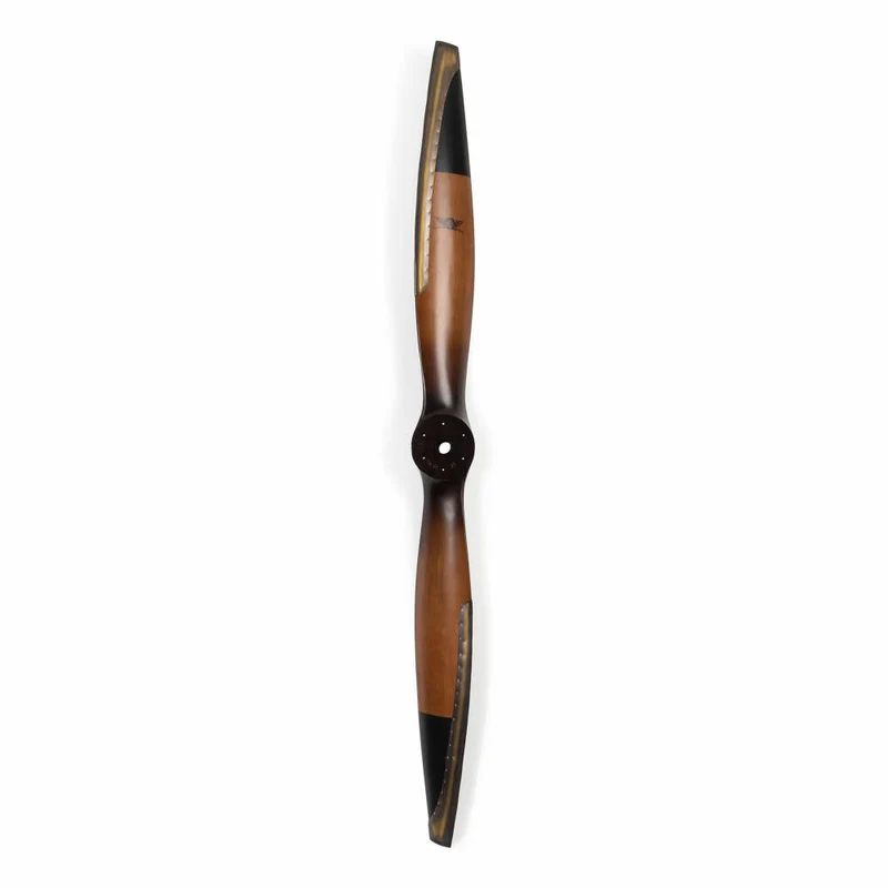 Authentic Models Wanddeko Propeller Vintage Black Tips Large, Flugzeugpropeller, Mahagoni-Holz, AP182