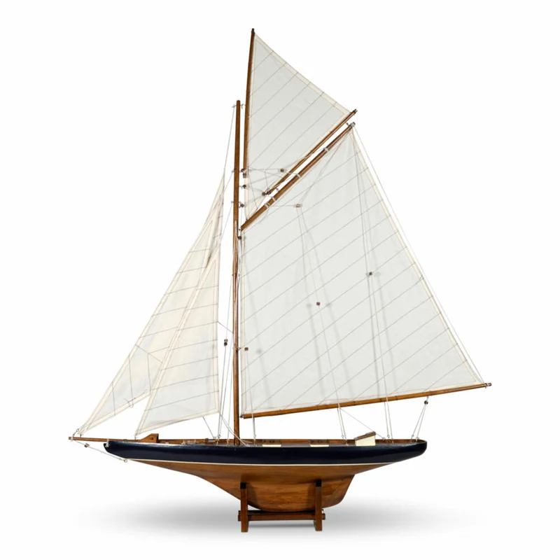 Authentic Models Schiffsmodell Americas Cup Columbia 1901 Small, Segelschiff, Dekoration, Holz / Baumwolle, AS108F