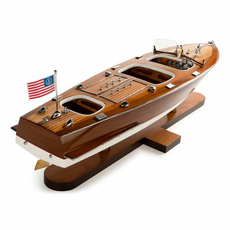Authentic Models Schiffsmodell Triple Cockpit, Schiff, Dekoration, Holz / Kunstleder, AS183