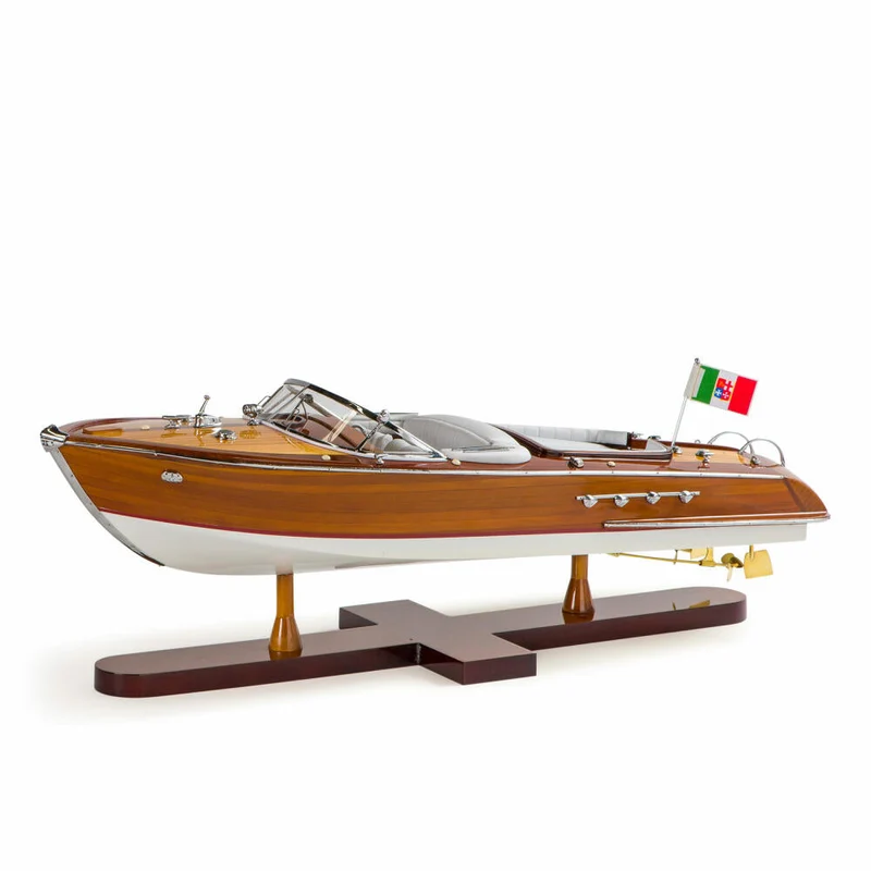 Authentic Models Schiffsmodell Aquarama, Schreibtischdeko, Zedernholz, PVC-Kunstleder, AS182