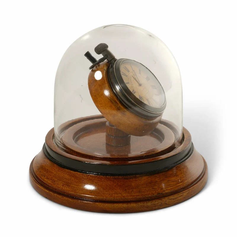Authentic Models Tischuhr Victorian Dome Watch, Deko-Uhr mit Glocke, Messing, Glas, SC054