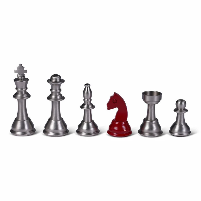 Authentic Models Schach Chess Set Metal, Schachspiel, Brettspiel, Messing, GR033