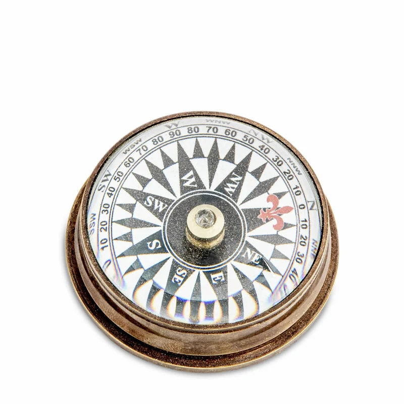 Authentic Models Kompass Eye Compass Small, Taschenkompass, Messing / Glas, CO034