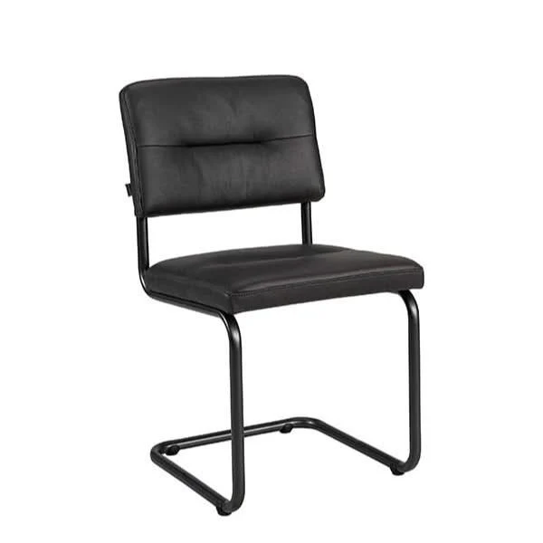 Artwood Esszimmerstuhl Leder CASPIAN schwarz