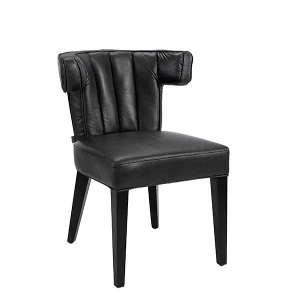 Artwood Esszimmerstuhl Leder BALDWIN schwarz