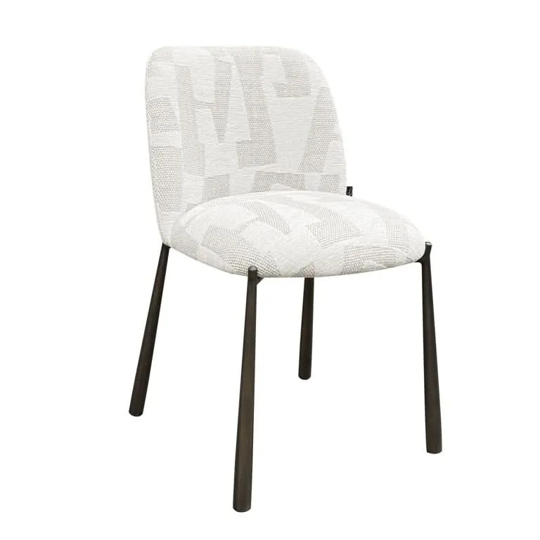 Richmond Interiors Esszimmerstühle 2er-Set Lana beige graffic (Beige graffic)