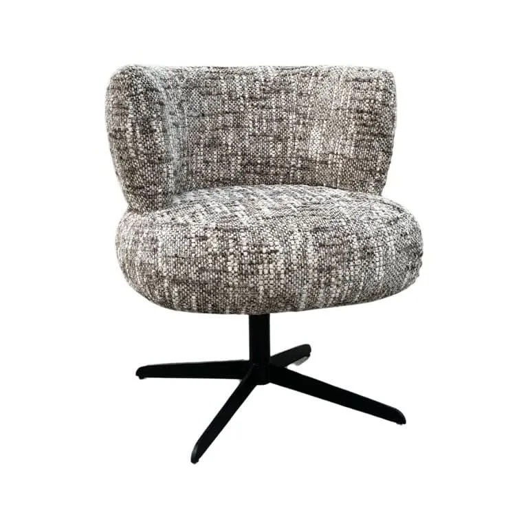 Richmond Interiors Drehsessel Alexis brown omara (Brown omara)