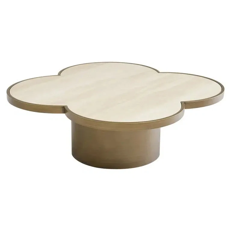 Richmond Interiors Couchtisch Clover (Beige)