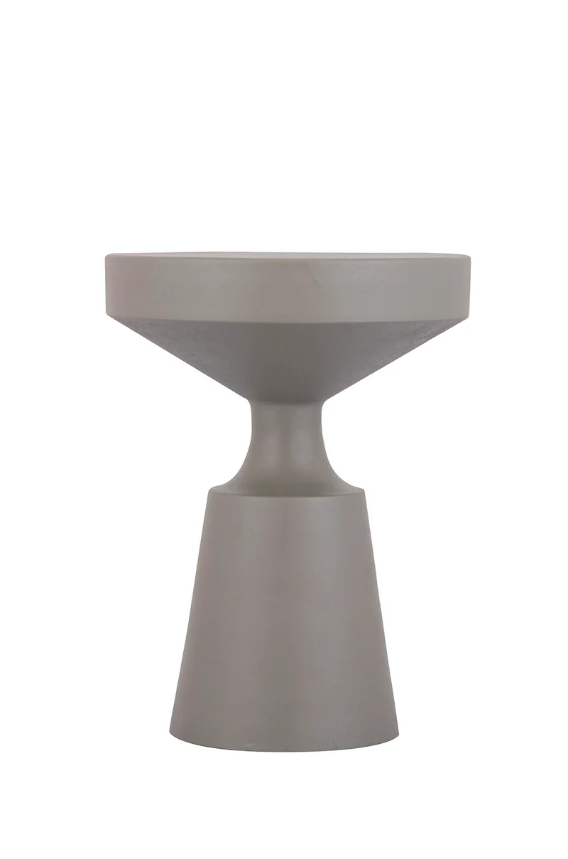 PTMD Danillios Olive green iron Beistelltisch rund