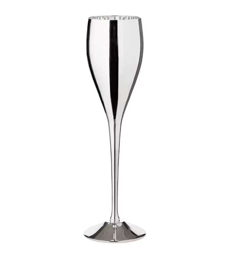 Edzard Sektkelch Dodo (Höhe 23 cm, Füllmenge 200 ml), glatt, edel versilbert