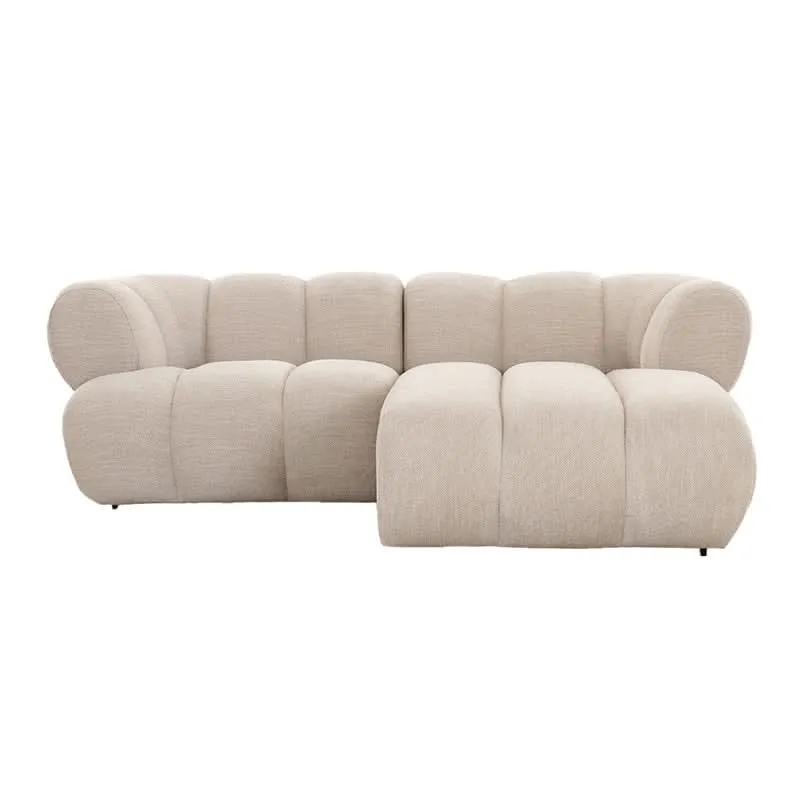 Pole to Pole Sofa New York 2.5-Sitzer (Lounge rechts) Beige