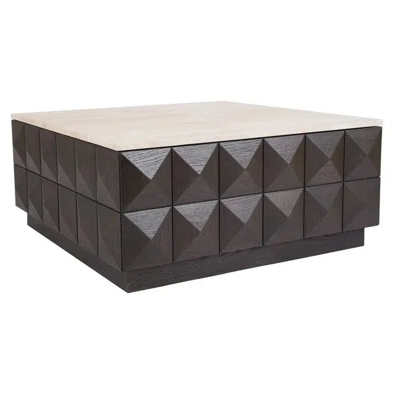 Richmond Interiors Couchtisch Claremont (Braun)