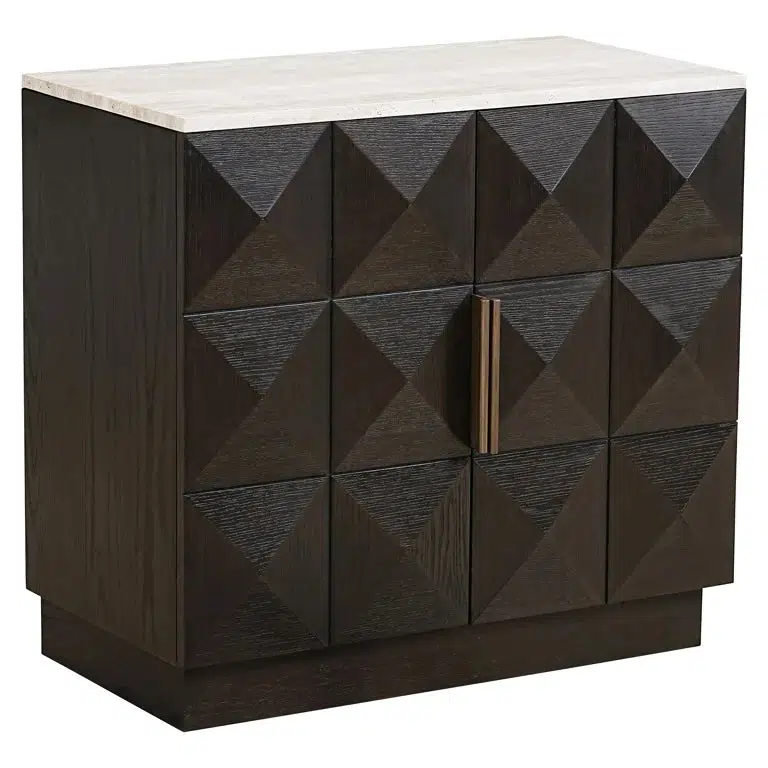 Richmond Interiors Sideboard Claremont 2-türig (Braun)