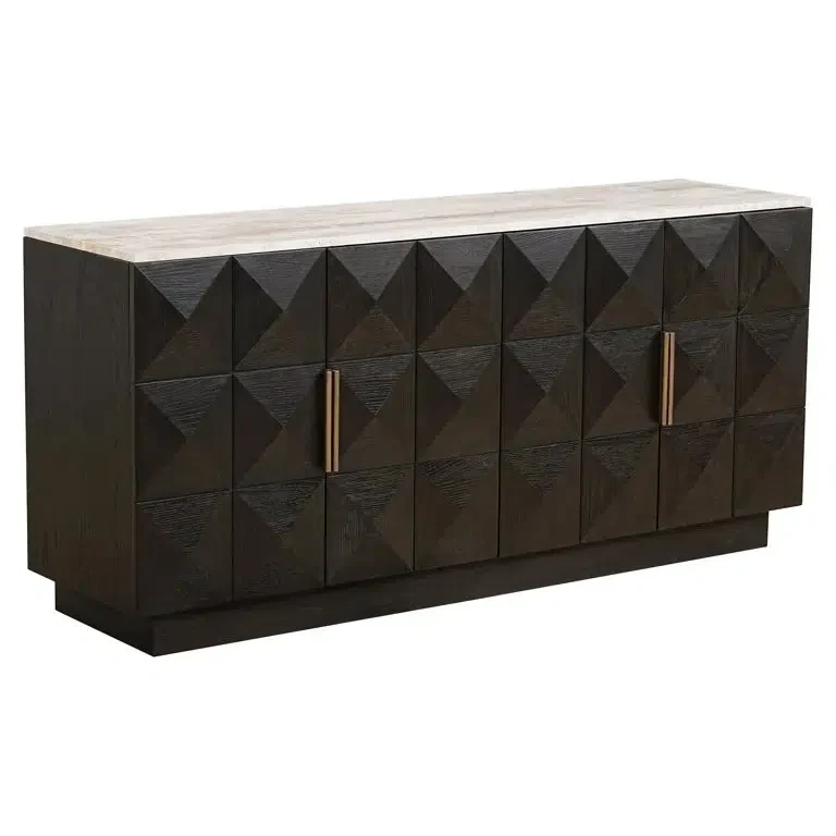 Richmond Interiors Sideboard Claremont 4-türig (Baun)