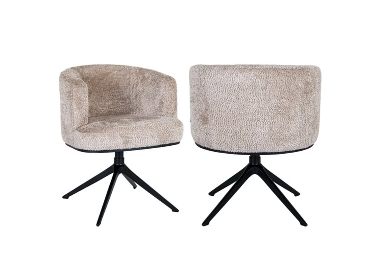 Richmond Interiors Drehstuhl Cheyenne lovely beige