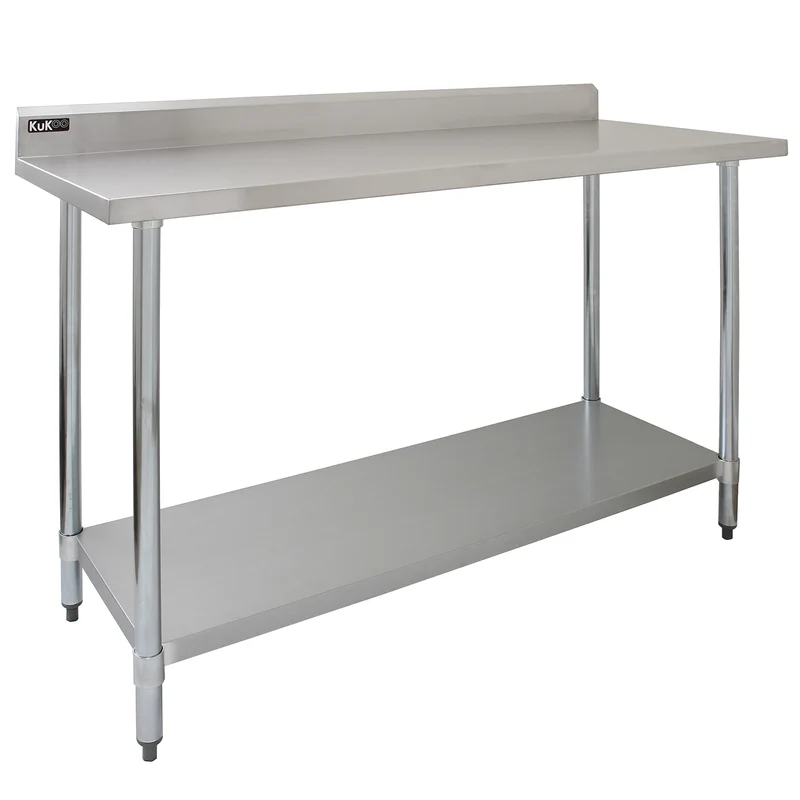 Tavolo in acciaio Inox da Cucina - 150x60x90cm
