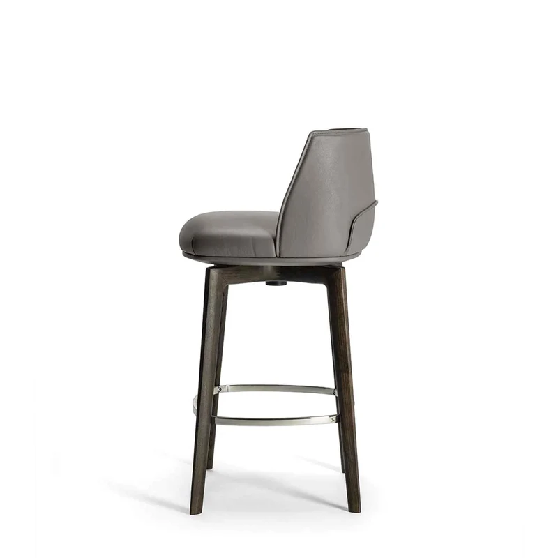 Swivel Stool ARCHIBALD by Jean-Marie Massaud for Poltrona Frau