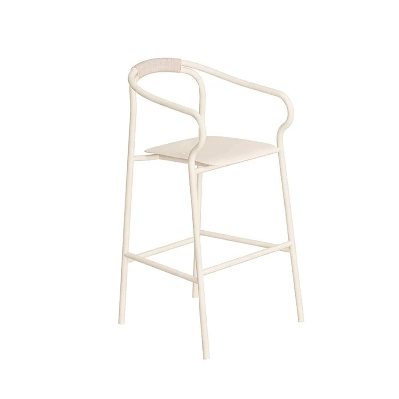 Outdoor Stackable Stool with Backrest SALÒ by Matteo Thun and Benedetto Fasciana for Unopiù
