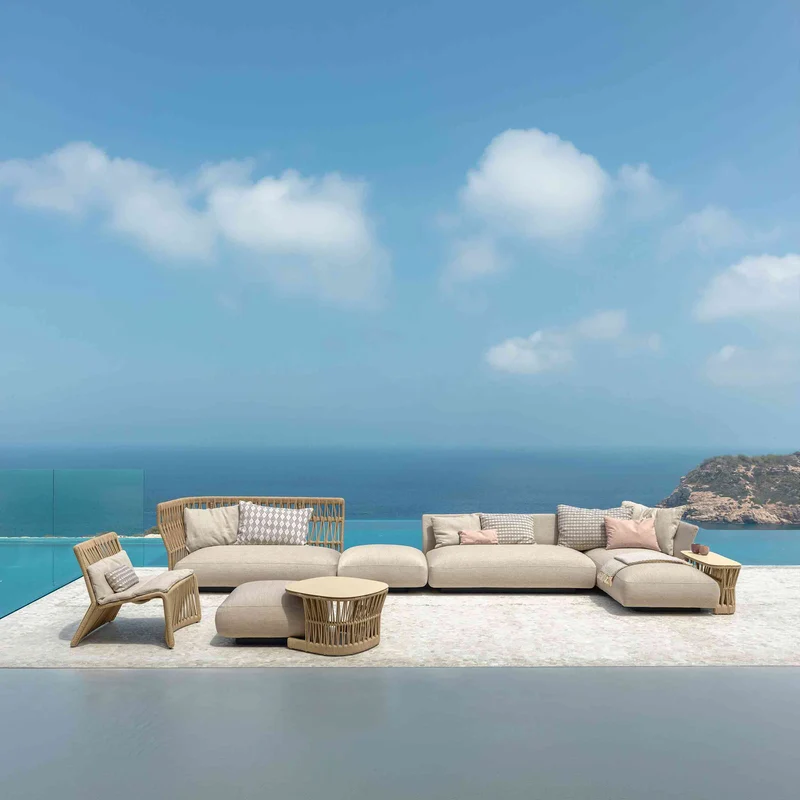 Outdoor Sectional Sofa CLIFF by Ludovica + Roberto Palomba for Talenti
