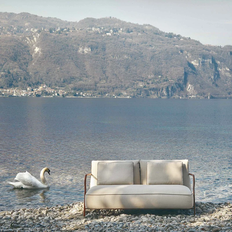 Outdoor Sofa SALÒ by Matteo Thun and Benedetto Fasciana for Unopiù