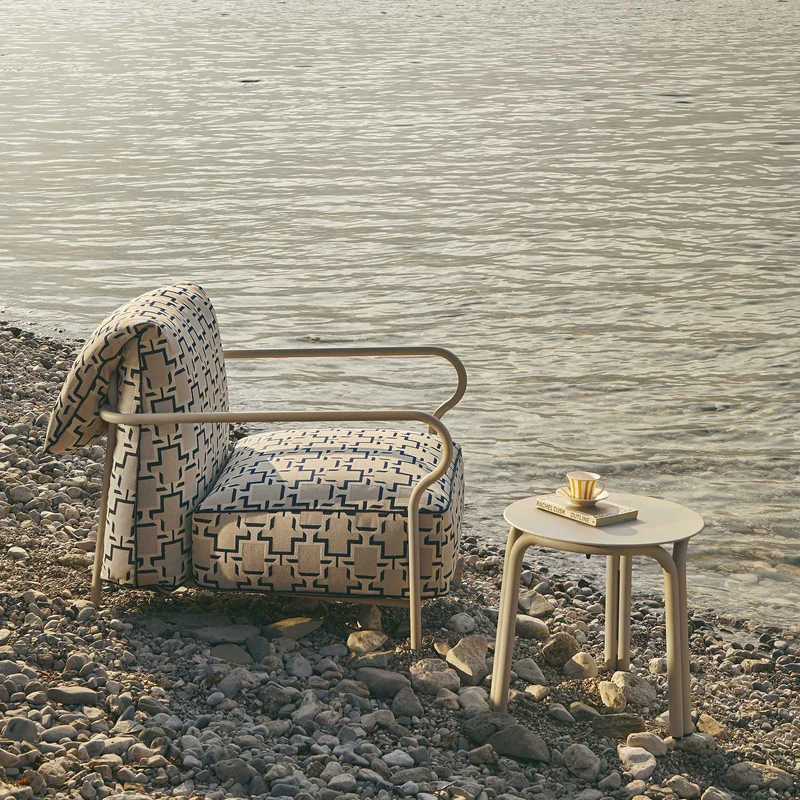 Outdoor Aluminium Coffee Table SALÒ by Matteo Thun and Benedetto Fasciana for Unopiù