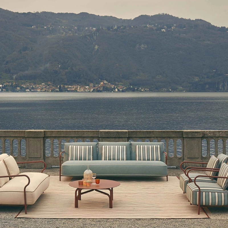 Outdoor Aluminium Coffee Table SALÒ by Matteo Thun and Benedetto Fasciana for Unopiù