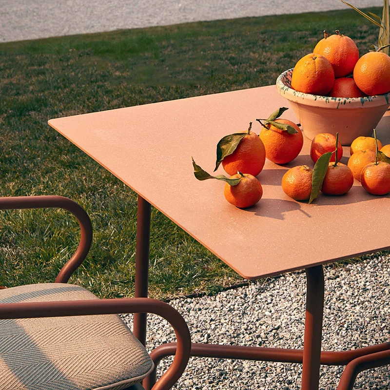 Outdoor Aluminium Table SALÒ by Matteo Thun and Benedetto Fasciana for Unopiù