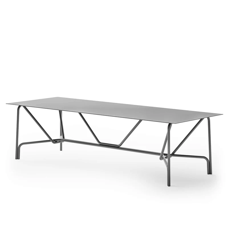 Outdoor Aluminium Table SALÒ by Matteo Thun and Benedetto Fasciana for Unopiù
