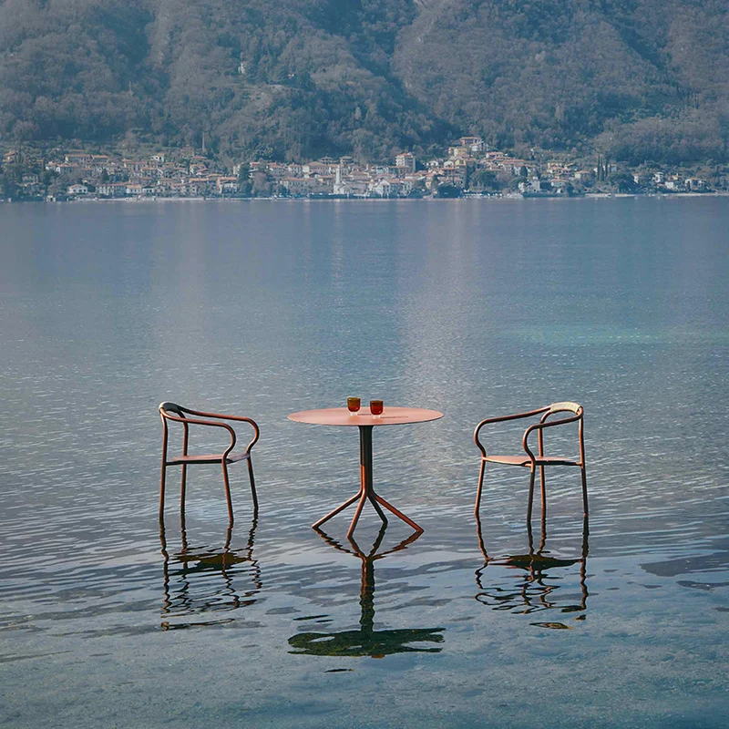 Outdoor Aluminium Chair SALÒ by Matteo Thun and Benedetto Fasciana for Unopiù
