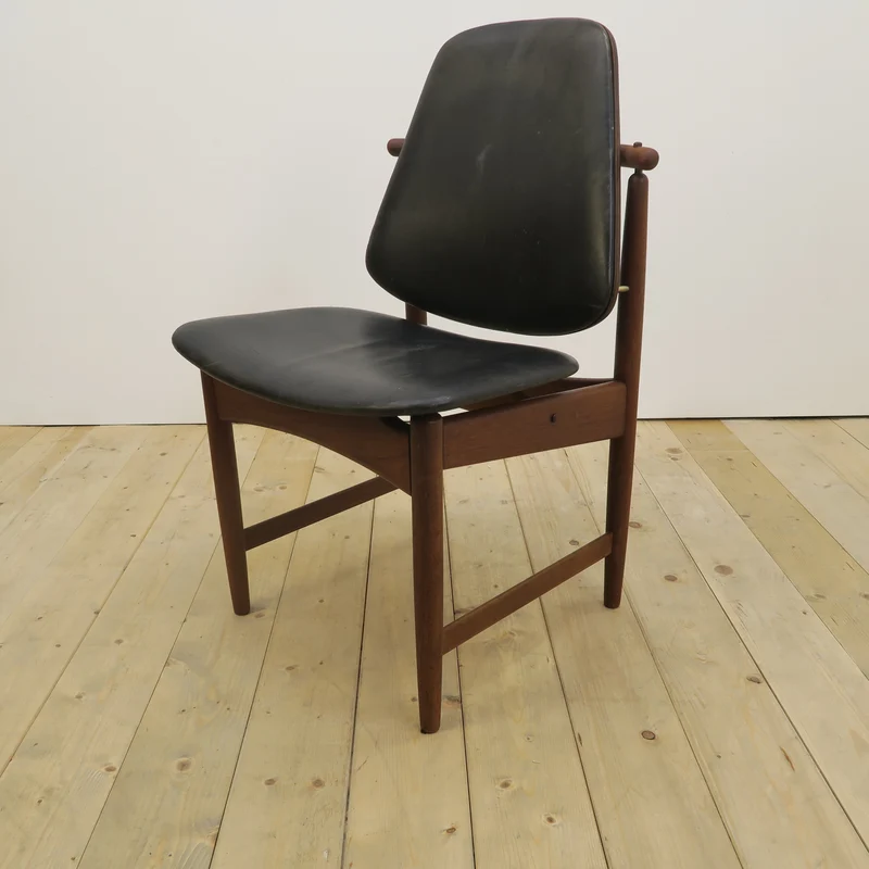 Sedia in teak di Arne Hovmand-Olsen, Danimarca 1960