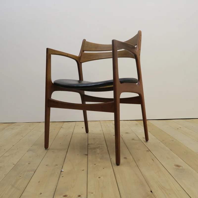 Sedia in teak di Erik Buch per Christiansen Møbelfabrik, Danimarca 1960