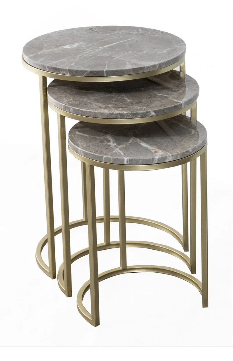 Matera Design Beistelltisch, 2er-Set Dilja