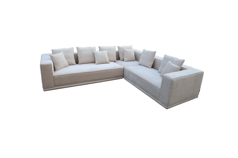 Richmond Interiors Ecksofa Lusso beige Chenille