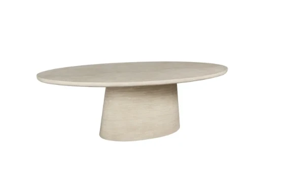 Richmond Interiors Esstisch Fictus Travertin faux (Beige)