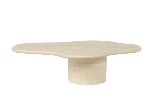 Richmond Interiors Couchtisch Fictus Travertin faux (Beige)