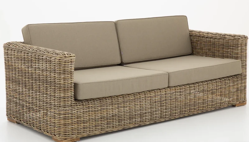 Flamant Gartensofa HILLS, mit Kissen, 2,5-Sitzer