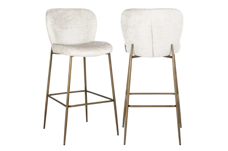 Richmond Interiors Barstuhl Darby cream fusion