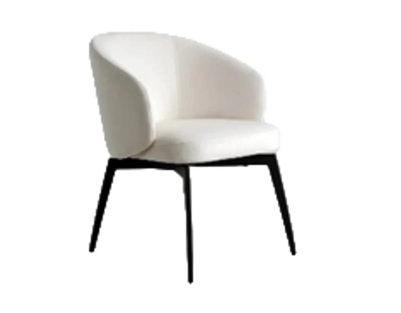 Richmond Interiors Stuhl Amphara white chenille